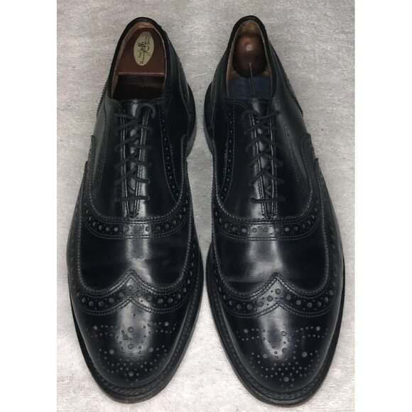Allen Edmonds Broadstreet Black Leather Oxfords Dress Shoes Men\'s Size 10E main image 10